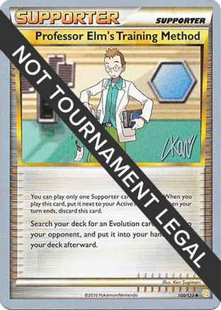 [WC TR] Professor Elm's Training Method (100/123) (Reshiphlosion - Christopher Kan) [World Championships 2011]