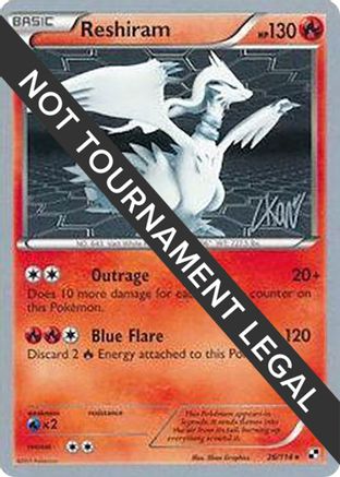 [PKM] Reshiram (26/114) (Reshiphlosion - Christopher Kan) [World Championships 2011]