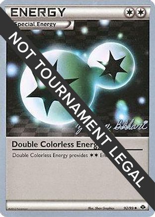 [PKM] Double Colorless Energy (92/99) (CMT - Zachary Bokhari) [World Championships 2012]
