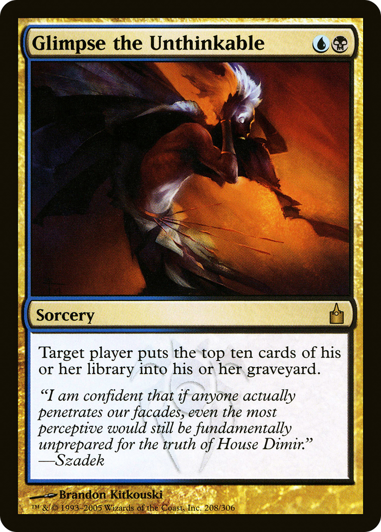 {R} Glimpse the Unthinkable [Ravnica: City of Guilds][RAV 208]