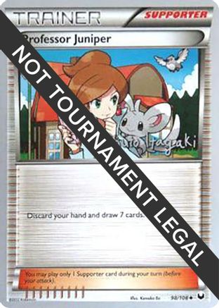 [WC TR] Professor Juniper (98/108) (Terraki-Mewtwo - Shuto Itagaki) [World Championships 2012]