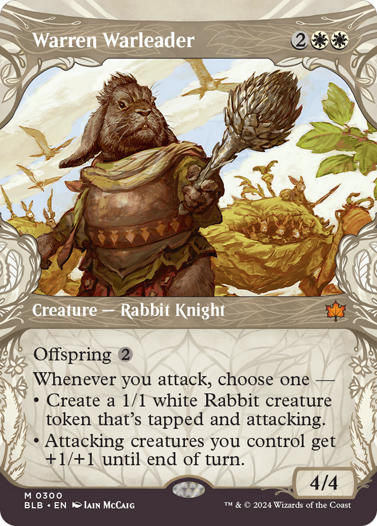 {@R} Warren Warleader (Showcase) [Bloomburrow][BLB 300]