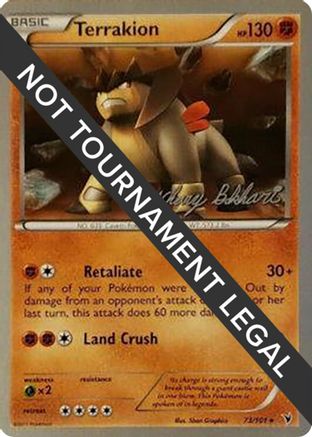 [WC PKM-R] Terrakion (73/101) (CMT - Zachary Bokhari) [World Championships 2012]