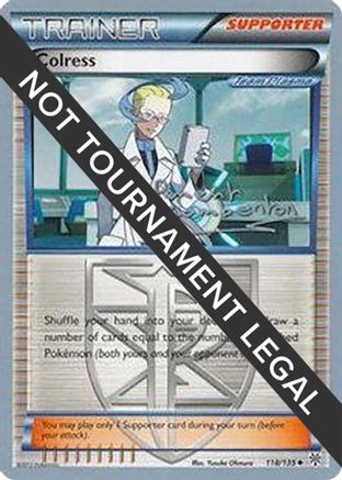 [PKM] Colress (118/135) (Anguille Sous Roche - Clement Lamberton) [World Championships 2013]