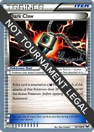 [WC TR] Dark Claw (92/108) (Darkrai Deck - Jason Klaczynski) [World Championships 2013]