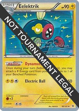 [PKM] Eelektrik (40/101) (Anguille Sous Roche - Clement Lamberton) [World Championships 2013]
