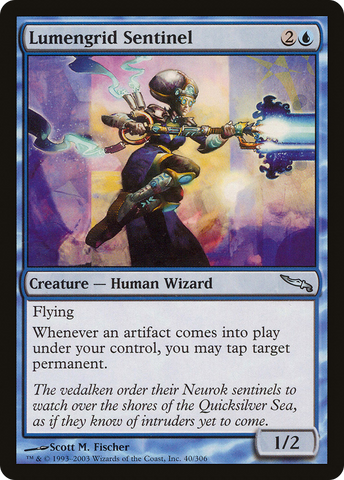 {C} Lumengrid Sentinel [Mirrodin][MRD 040]