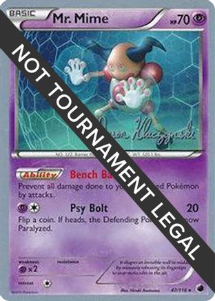[WC PKM-R] Mr. Mime (47/116) (Darkrai Deck - Jason Klaczynski) [World Championships 2013]