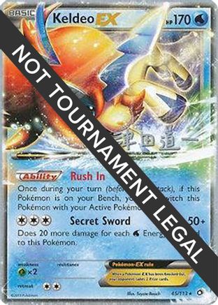 [WC PKM-R] Keldeo EX (45/113) (Crazy Punch - Michikazu Tsuda) [World Championships 2014]