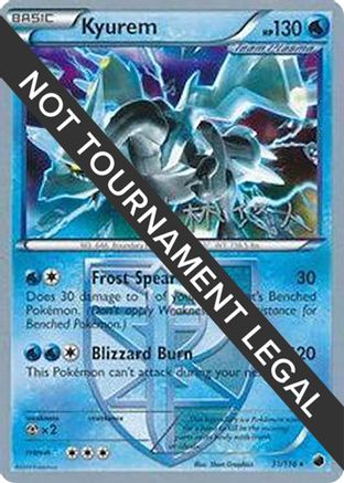 [PKM] Kyurem (31/116) (Plasma Power - Haruto Kobayashi) [World Championships 2014]