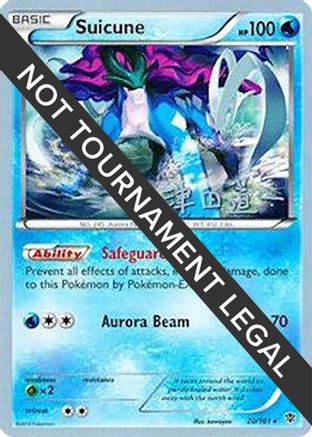 [WC PKM-R] Suicune (20/101) (Crazy Punch - Michikazu Tsuda) [World Championships 2014]