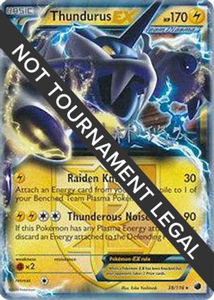 [PKM] Thundurus EX (38/116) (Plasma Power - Haruto Kobayashi) [World Championships 2014]