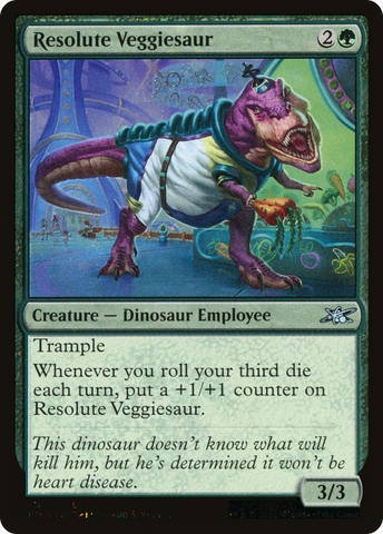 {C} Resolute Veggiesaur (Galaxy Foil) [Unfinity][UNF 439]