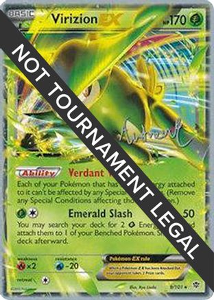 [PKM] Virizion EX (9/101) (Emerald King - Andrew Estrada) [World Championships 2014]