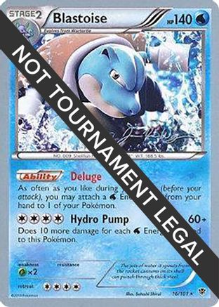 [PKM] Blastoise (16/101) (HonorStoise - Jacob Van Wagner) [World Championships 2015]