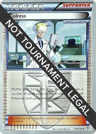 [PKM] Colress (118/135) (Punches 'n' Bites - Patrick Martinez) [World Championships 2015]
