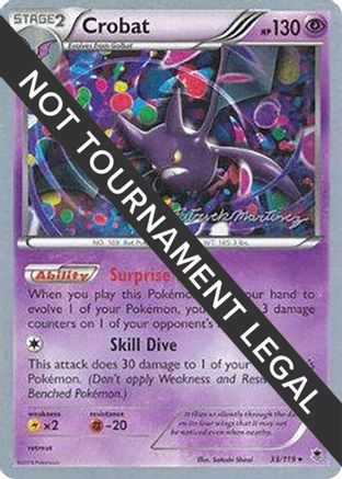 [PKM] Crobat (33/119) (Punches 'n' Bites - Patrick Martinez) [World Championships 2015]