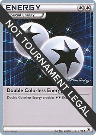 [PKM] Double Colorless Energy (111/119) (Punches 'n' Bites - Patrick Martinez) [World Championships 2015]