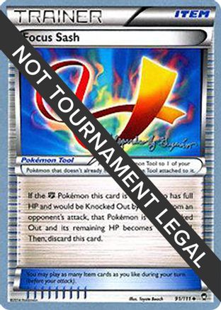 [PKM] Focus Sash (91/111) (Primal Groudon - Alejandro Ng-Guzman) [World Championships 2015]