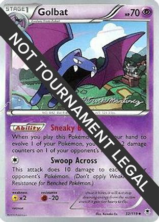[WC PKM-C] Golbat (32/119) (Punches 'n' Bites - Patrick Martinez) [World Championships 2015]