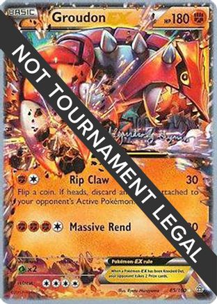 [WC PKM-R] Groudon EX (85/160) (Primal Groudon - Alejandro Ng-Guzman) [World Championships 2015]