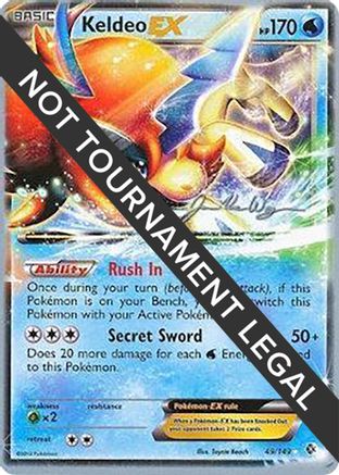 [PKM] Keldeo EX (49/149) (HonorStoise - Jacob Van Wagner) [World Championships 2015]