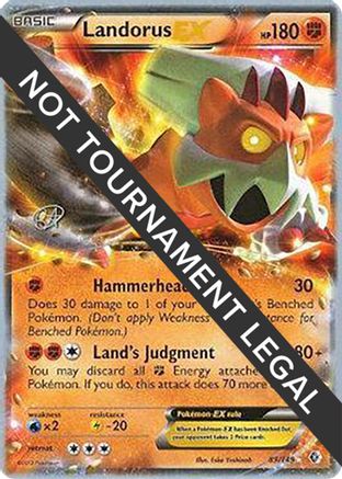 [WC PKM-R] Landorus EX (89/149) (The Flying Hammer - Rowan Stavenow) [World Championships 2015]