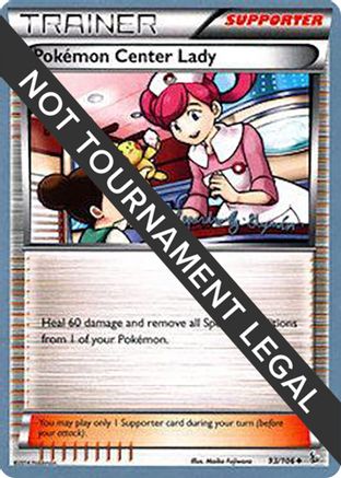 [PKM] Pokemon Center Lady (93/106) (Primal Groudon - Alejandro Ng-Guzman) [World Championships 2015]