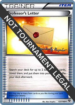 [PKM] Professor's Letter (123/146) (Primal Groudon - Alejandro Ng-Guzman) [World Championships 2015]