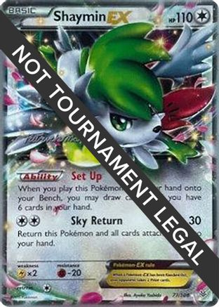 [PKM] Shaymin EX (77/108) (Punches 'n' Bites - Patrick Martinez) [World Championships 2015]