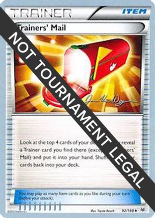 [WC TR] Trainers' Mail (92/108) (HonorStoise - Jacob Van Wagner) [World Championships 2015]