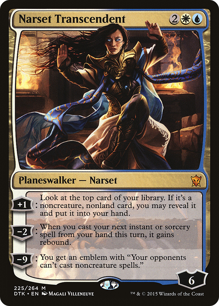 {R} Narset Transcendent [Dragons of Tarkir][DTK 225]