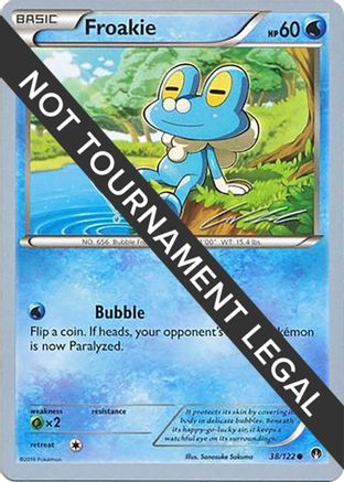 [WC PKM-C] Froakie (38/122) (Ninja Blitz - Cody Walinski) [World Championships 2016]