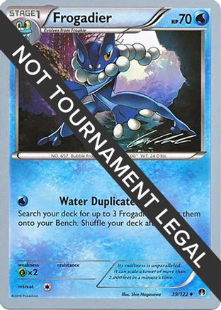 [WC PKM-C] Frogadier (39/122) (Ninja Blitz - Cody Walinski) [World Championships 2016]