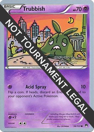 [PKM] Trubbish (56/122) (Black Dragon - Shuntu Sadahiro) [World Championships 2016]