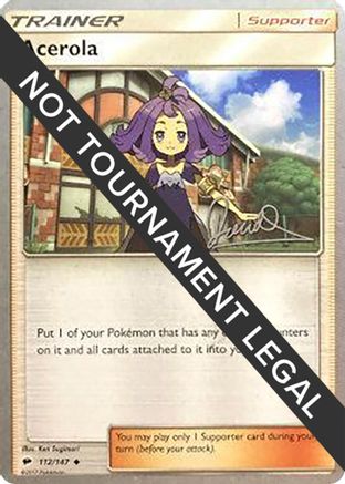 [PKM] Acerola (112/147) (Infinite Force - Diego Cassiraga) [World Championships 2017]