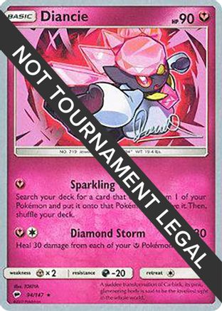 [PKM] Diancie (94/147) (Infinite Force - Diego Cassiraga) [World Championships 2017]