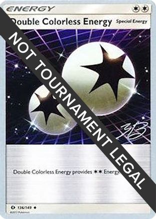 [PKM] Double Colorless Energy (136/149) (Ice Path FTW - Zachary Bokhari) [World Championships 2017]