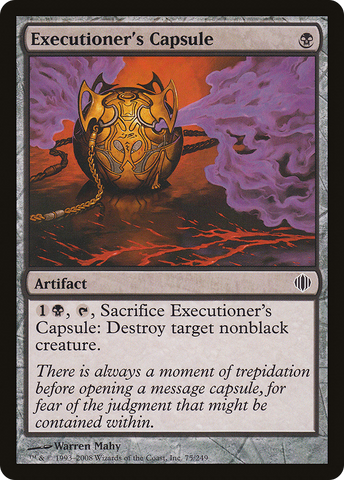 {C} Executioner's Capsule [Shards of Alara][ALA 075]