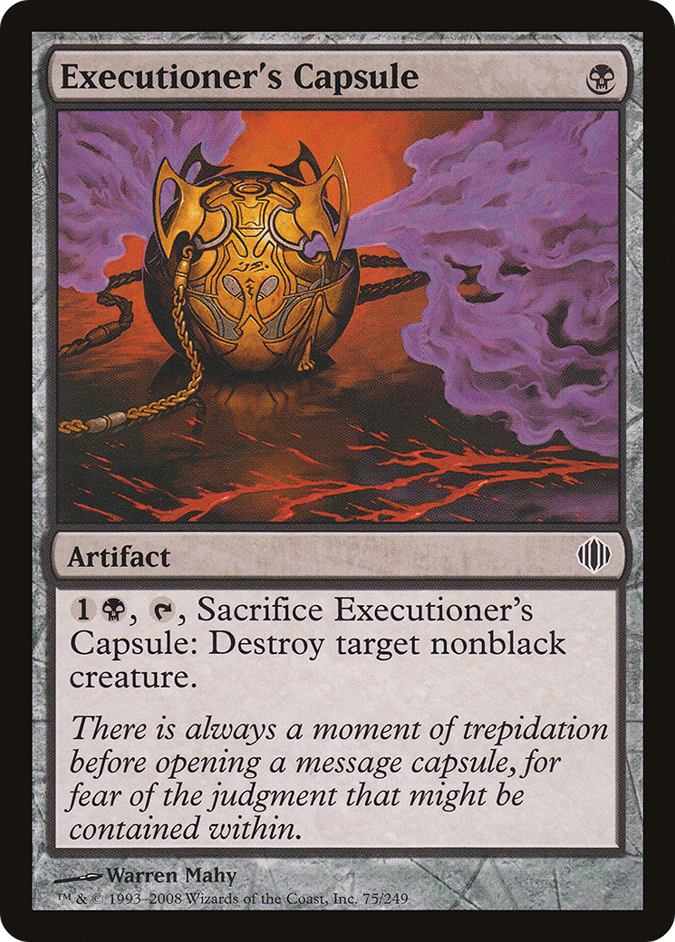 {C} Executioner's Capsule [Shards of Alara][ALA 075]