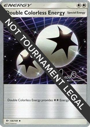 [PKM] Double Colorless Energy (136/149) (Infinite Force - Diego Cassiraga) [World Championships 2017]