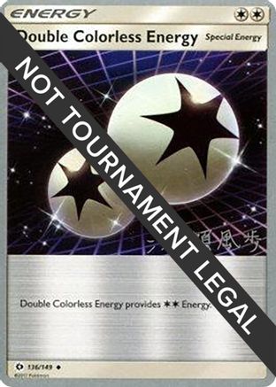 [PKM] Double Colorless Energy (136/149) (Samurai Sniper - Kabu Fukase) [World Championships 2017]