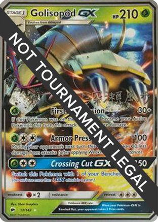 [PKM] Golisopod (17/147) (Samurai Sniper - Kabu Fukase) [World Championships 2017]