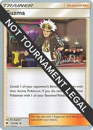 [PKM] Guzma (115/147) (Infinite Force - Diego Cassiraga) [World Championships 2017]