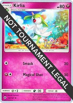 [WC PKM-C] Kirlia (92/147) (Infinite Force - Diego Cassiraga) [World Championships 2017]