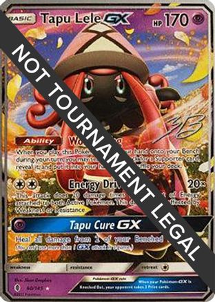 [WC PKM-R] Tapu Lele GX (60/145) (Ice Path FTW - Zachary Bokhari) [World Championships 2017]
