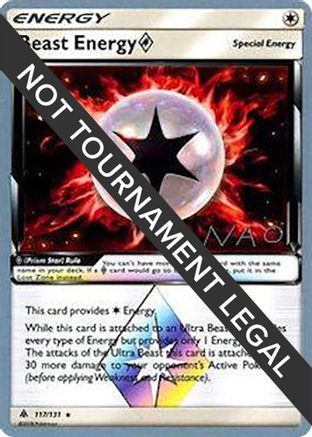 [PKM] Beast Energy Prism Star (117/131) (Buzzroc - Naohito Inoue) [World Championships 2018]