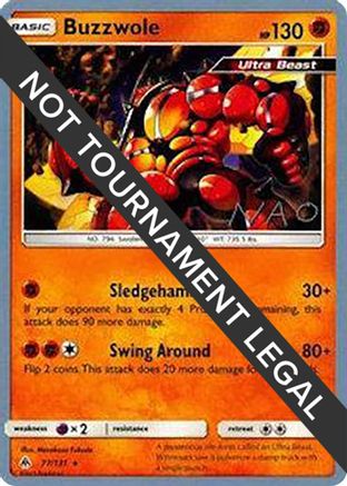 [PKM] Buzzwole (77/131) (Buzzroc - Naohito Inoue) [World Championships 2018]