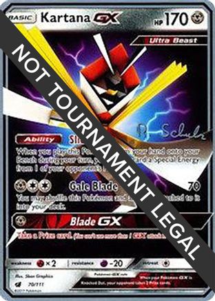 [PKM] Kartana GX (70/111) (Victory Map - Robin Schulz) [World Championships 2018]