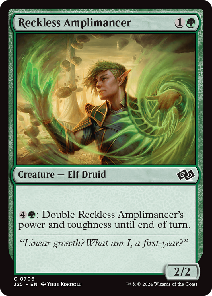 {C} Reckless Amplimancer [Foundations Jumpstart][J25 706]